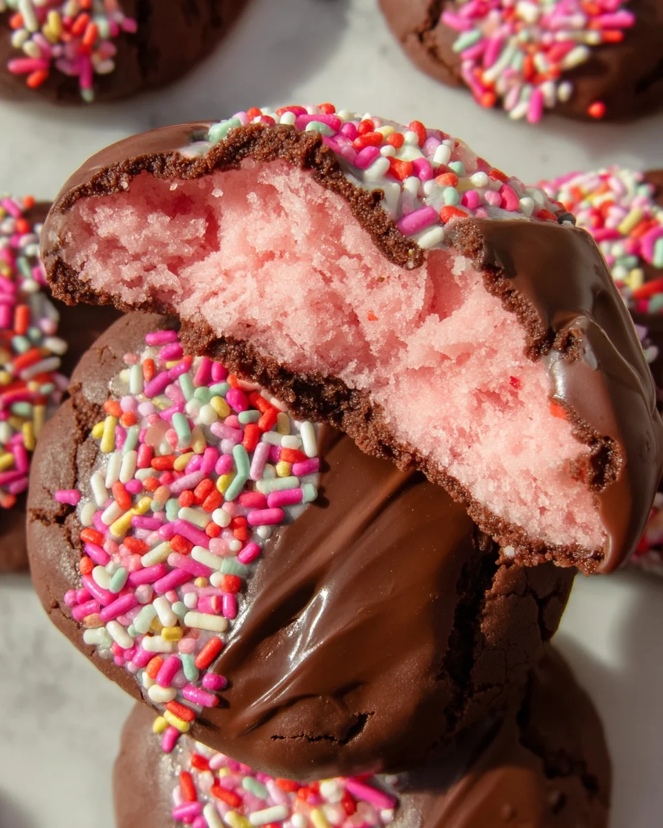 Chocolate Covered Strawberry Cookies 19 Chocolate