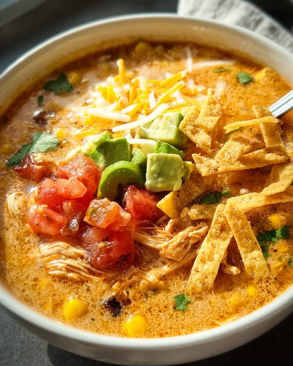 Creamy Chicken Tortilla Soup