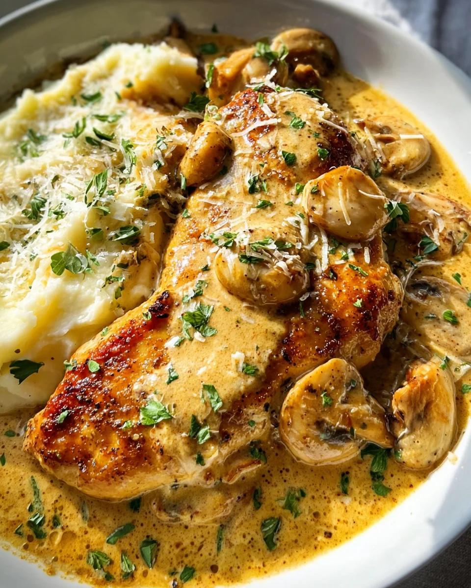 Creamy Garlic Chicken 19 Creamy