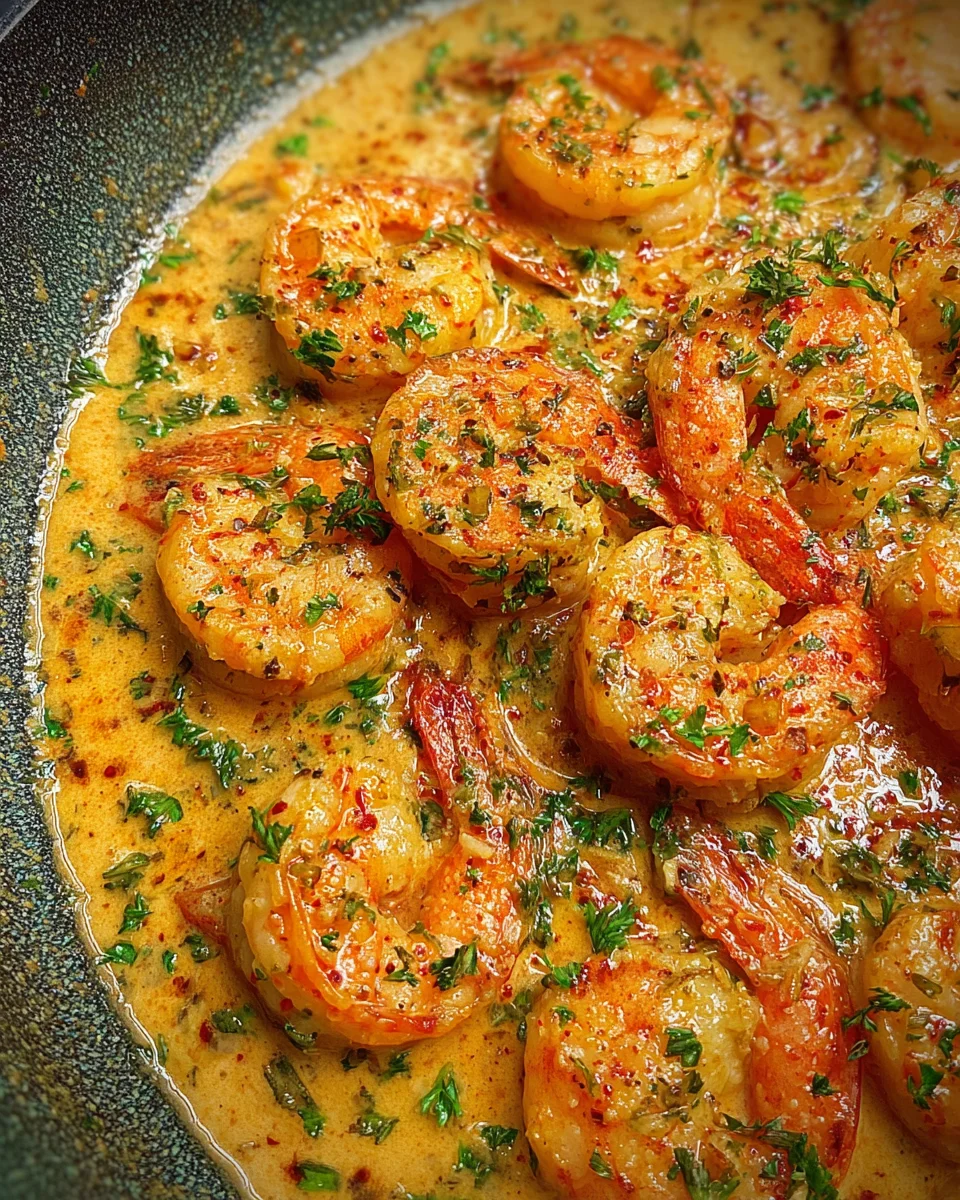 Creamy Garlic Shrimp