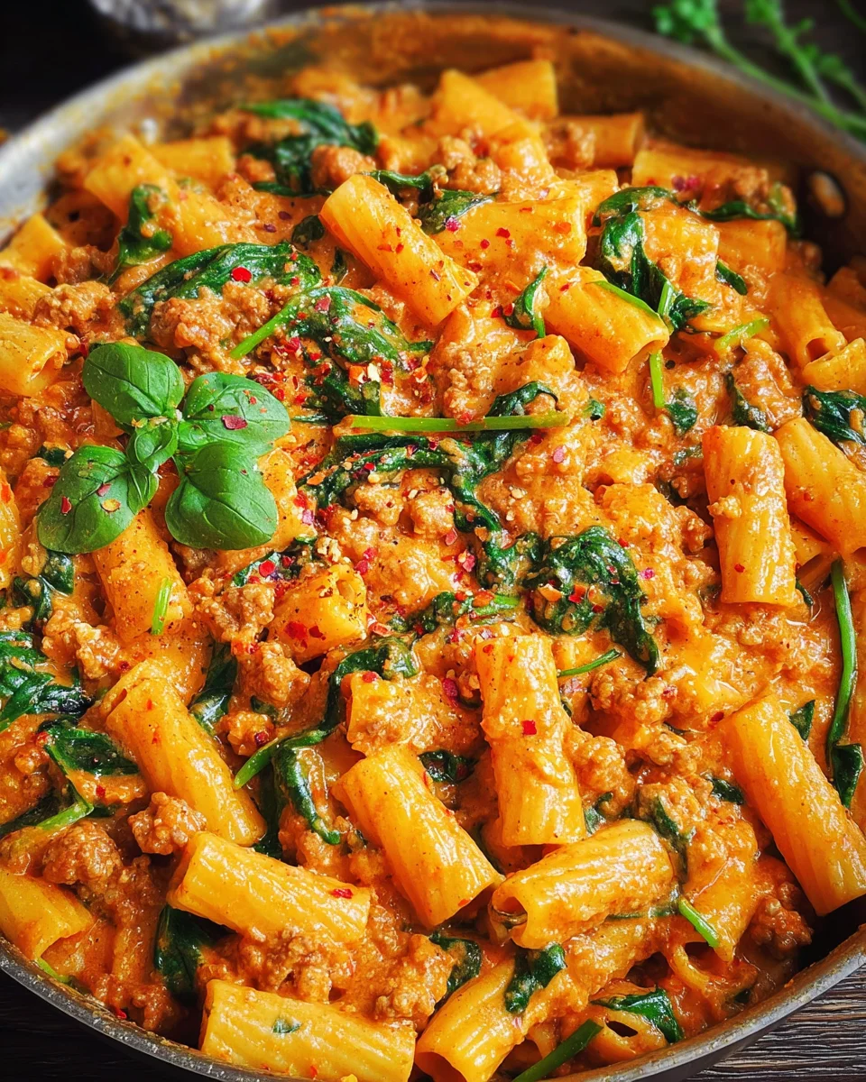 Creamy Sausage Rigatoni (One-Pan, 30-Minute Meal)