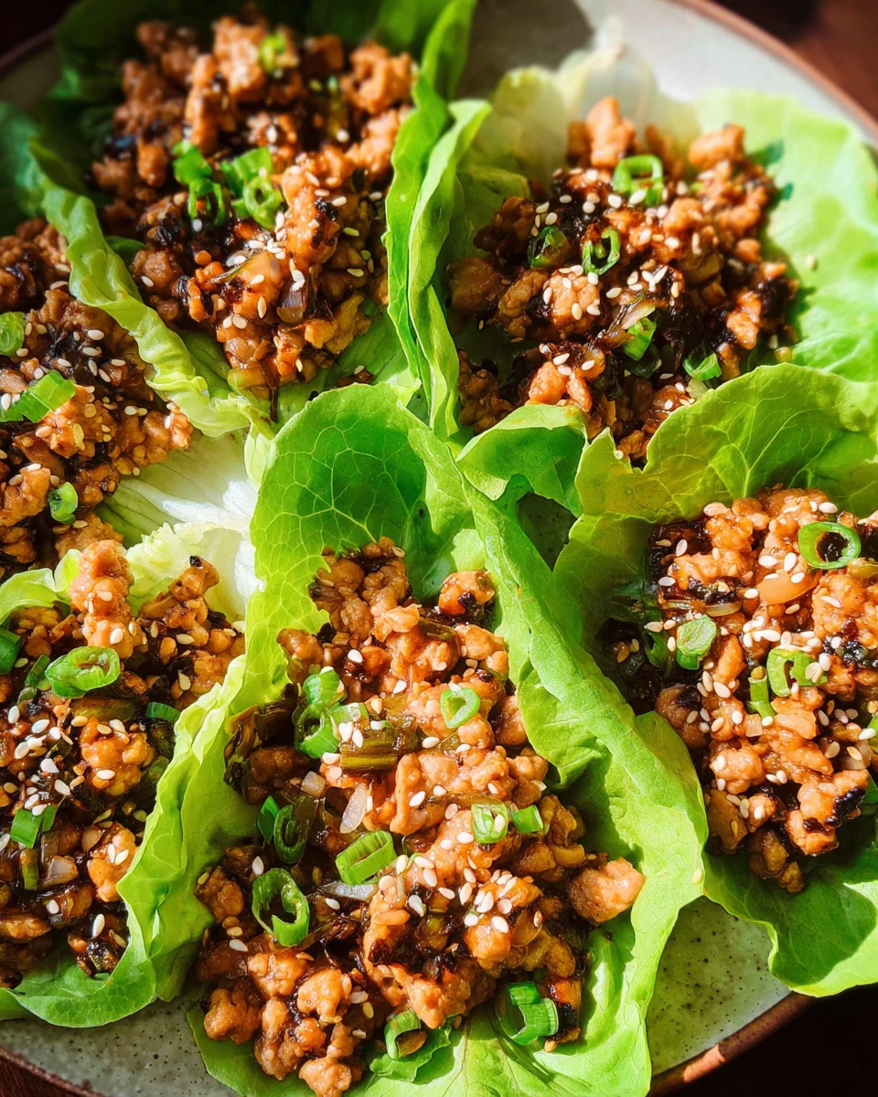 Crunchy PF Chang's Lettuce Wraps