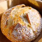Dutch Oven No Knead Crusty Bread