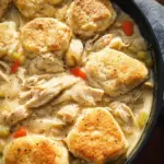 Easy Chicken and Dumplings with Biscuits