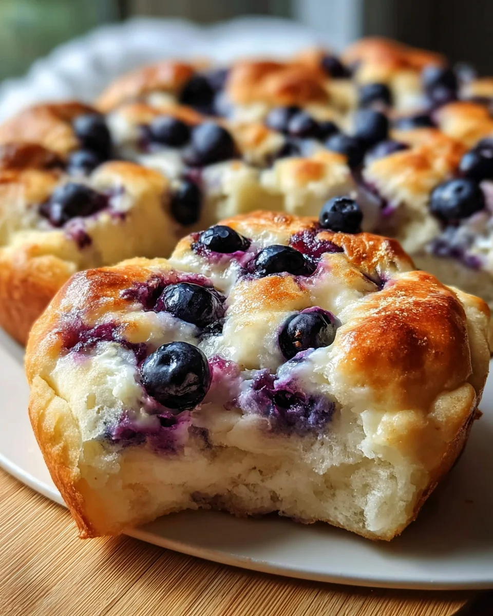 Fluffy Cottage Cheese Blueberry Cloud Bread 22 Fluffy