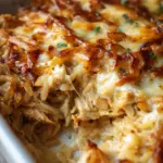 French Onion Chicken Orzo Casserole