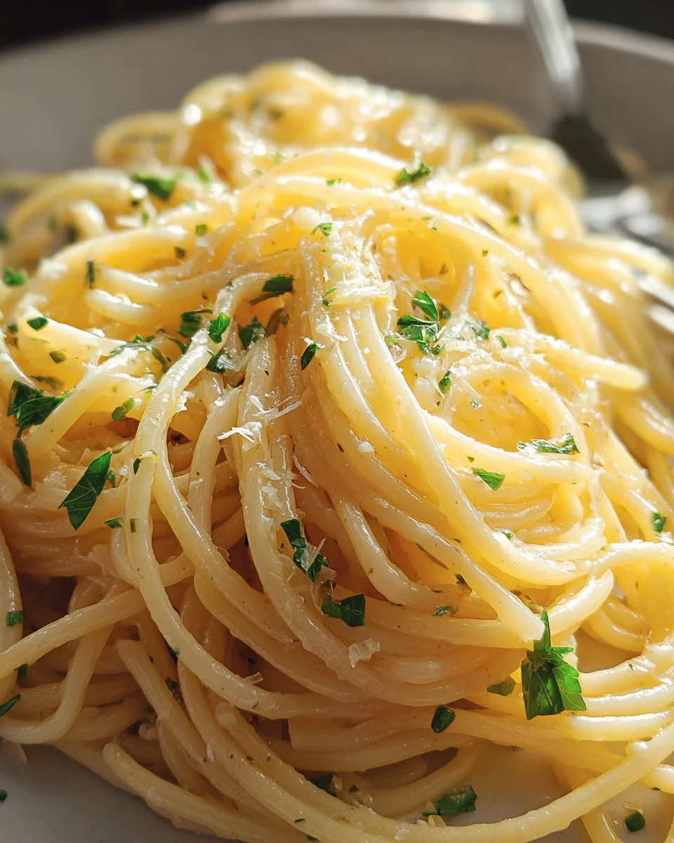 Garlic Buttered Noodles Recipe