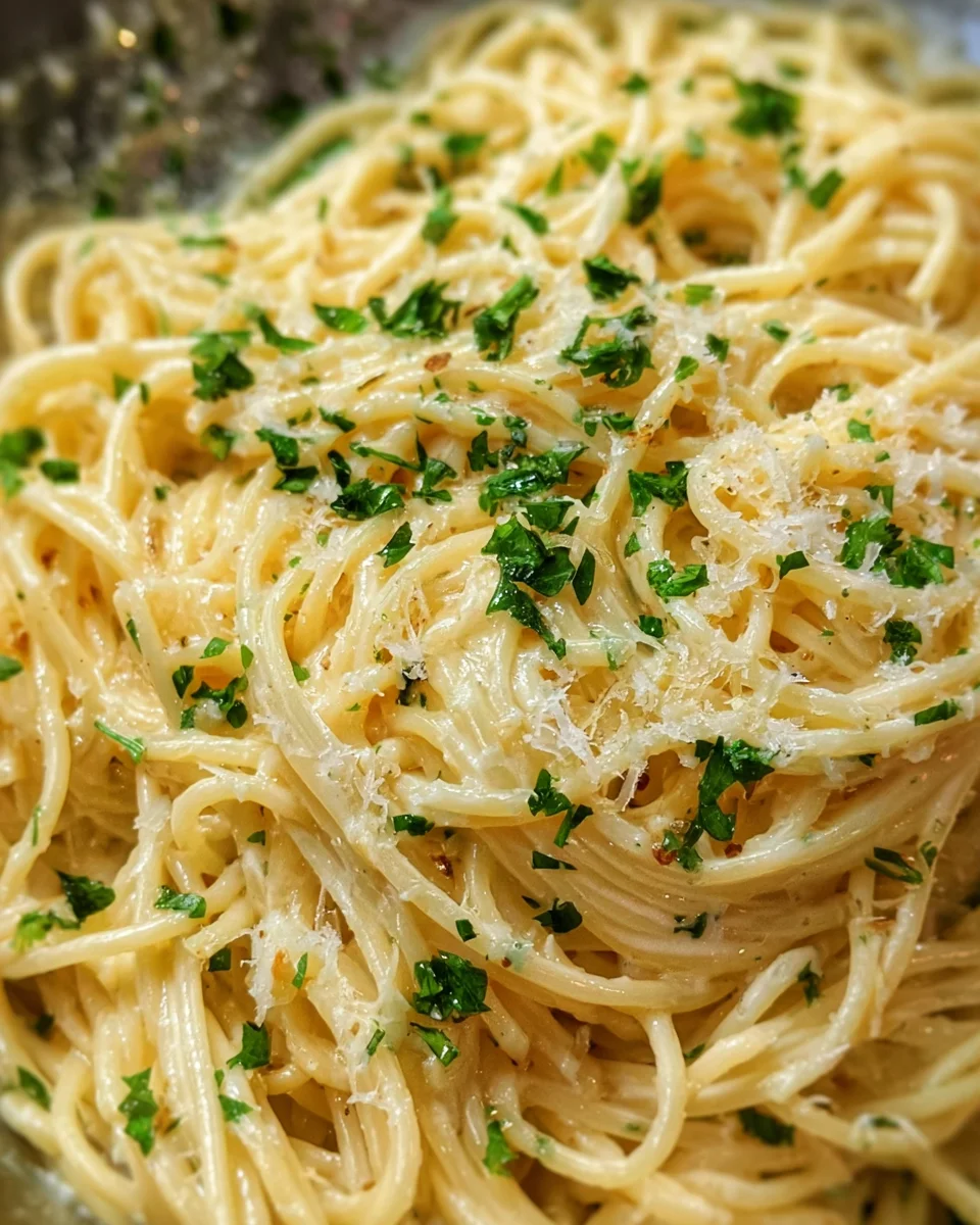 Garlic Parmesan Pasta (One Pot!)