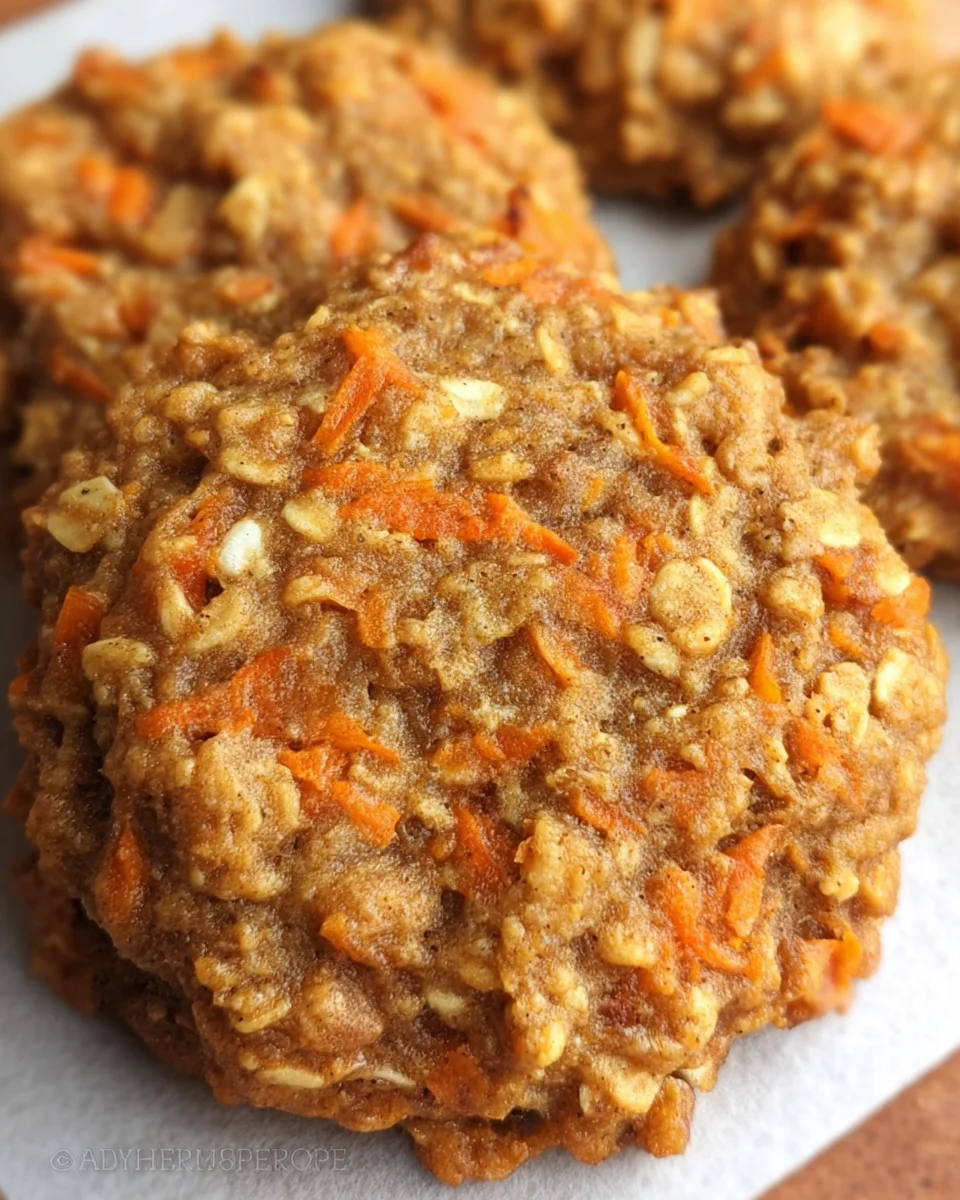 Healthy Carrot Cake Oatmeal Cookies 21 Healthy