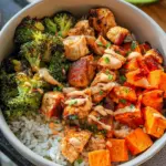 Healthy Chicken & Sweet Potato Rice Bowl