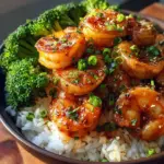 Honey Garlic Shrimp Bowls