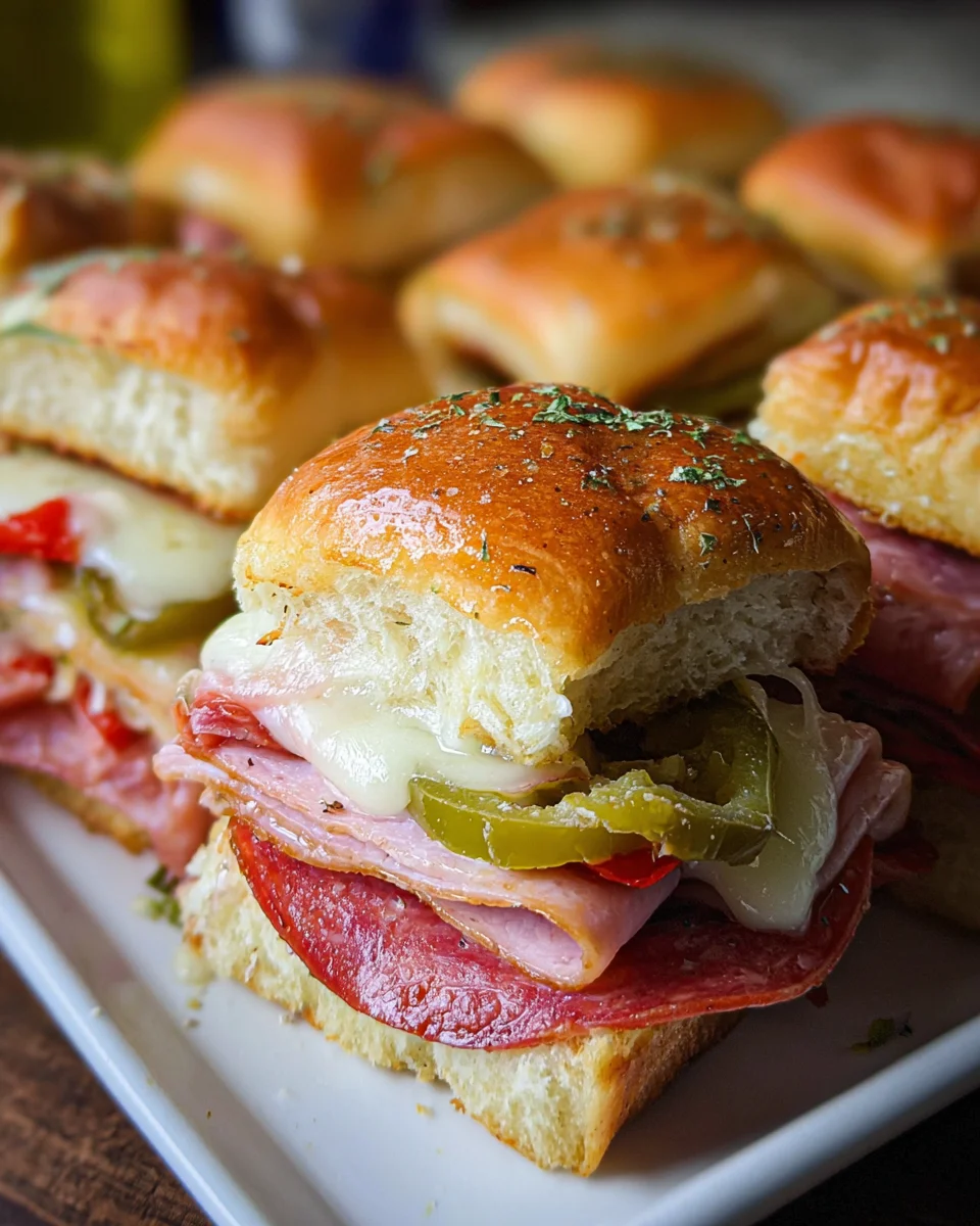 Hot Italian Sub Sliders