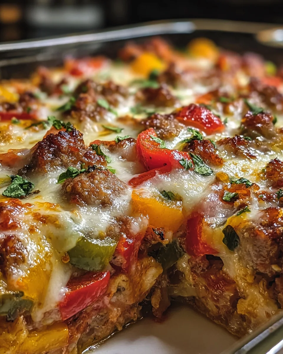 Italian Sausage & Pepper Casserole 24 Italian Sausage & Pepper Casserole