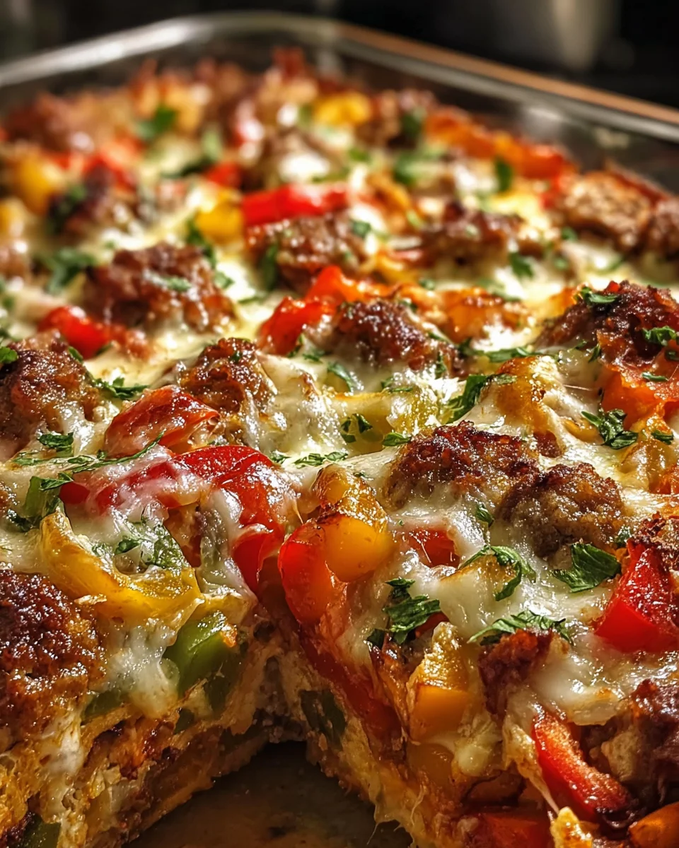 Italian Sausage & Pepper Casserole 21 Italian