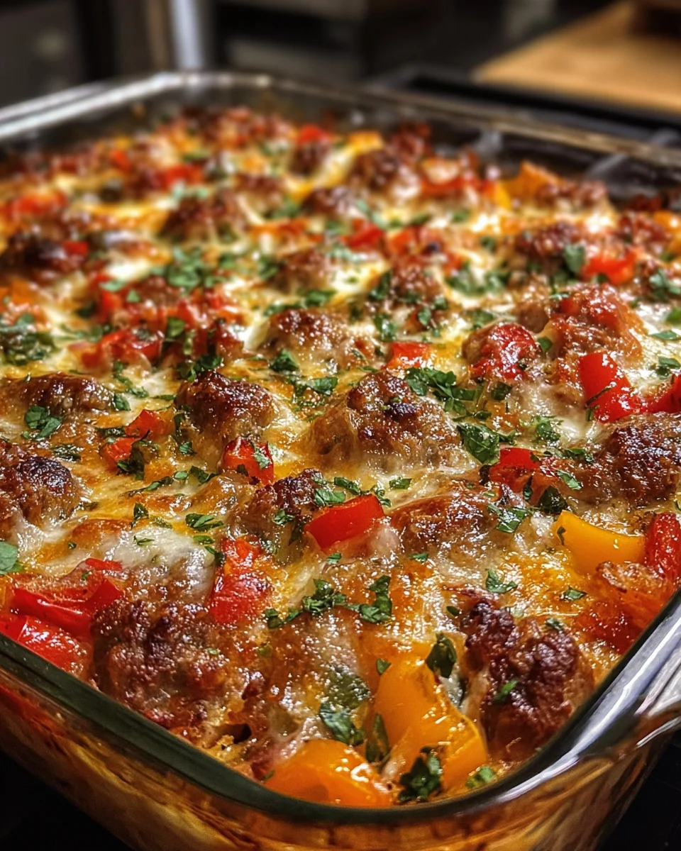 Italian Sausage & Pepper Casserole 22 Italian