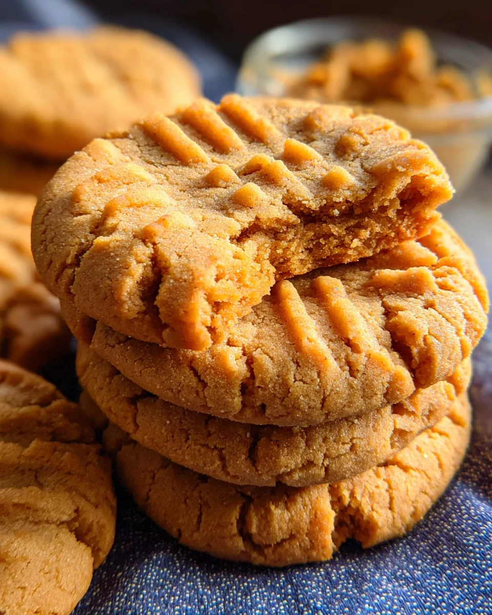 Old-Fashioned Peanut Butter Cookies