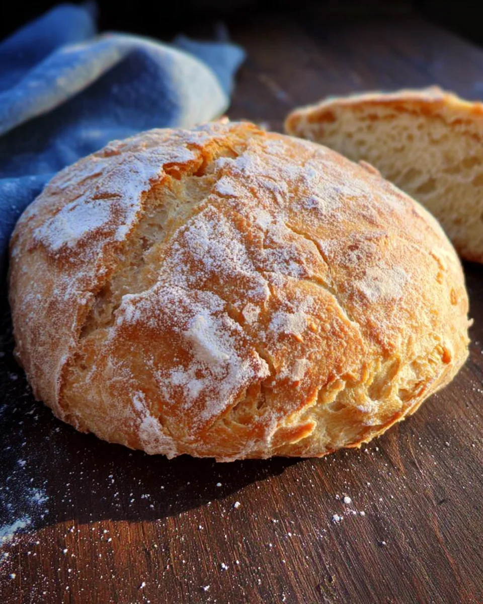 Rustic Italian Crusty Bread Recipe