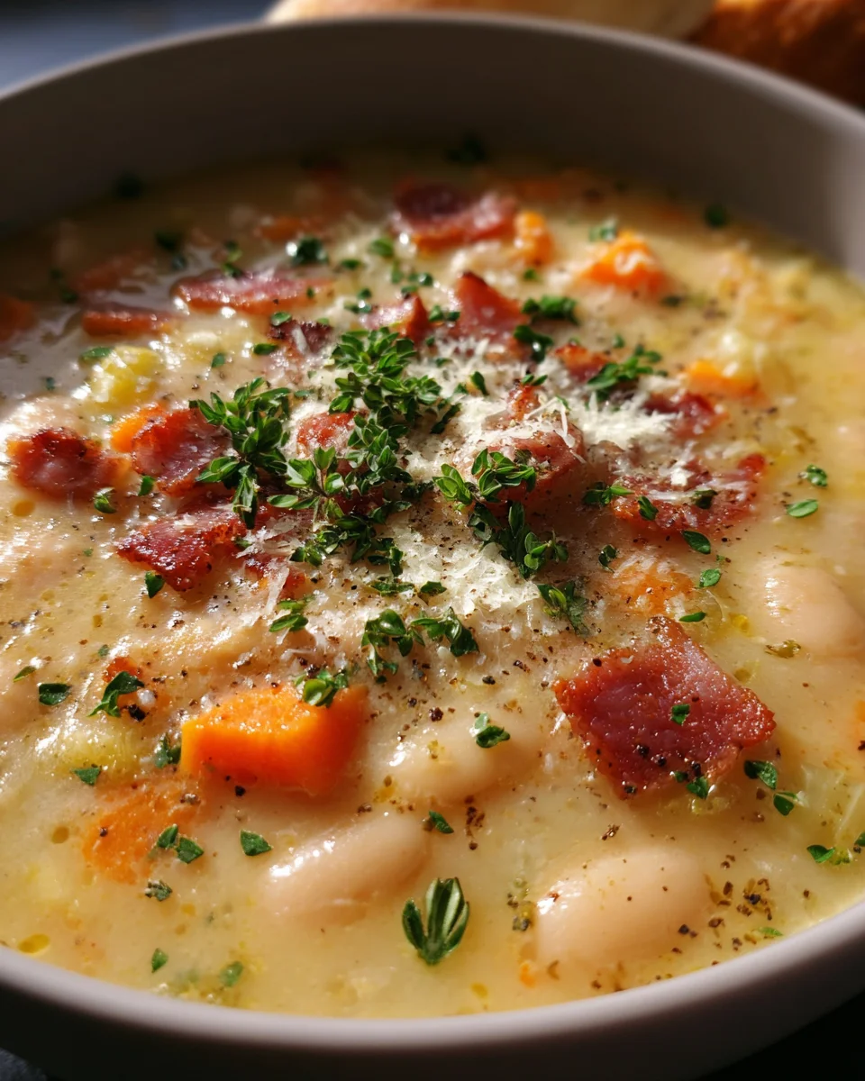 White Bean Soup with Bacon