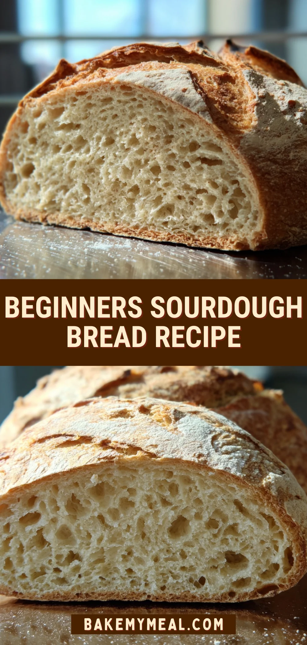 Beginners Sourdough Bread Recipe 16 Pinterest Hidden Image