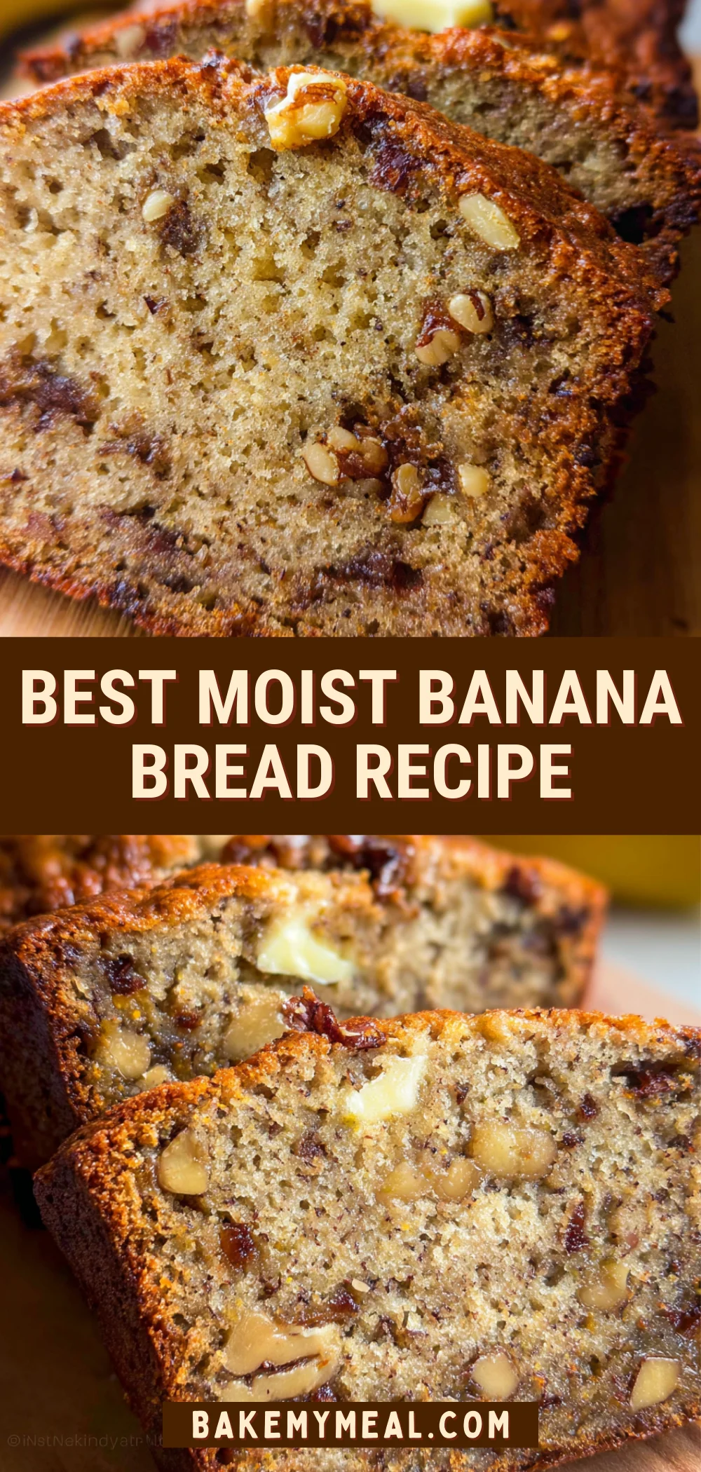 Best Moist Banana Bread Recipe 26 Pinterest Hidden Image