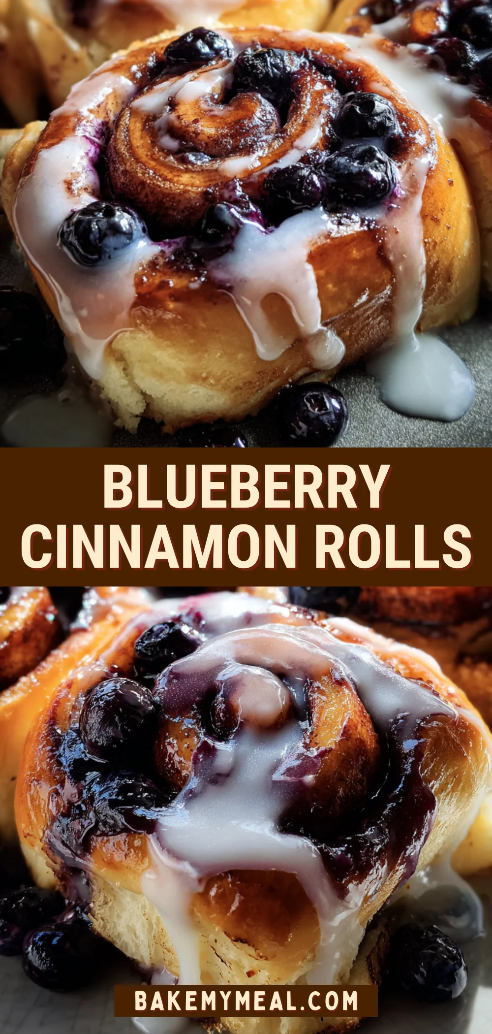 Blueberry Cinnamon Rolls 24 Pinterest Hidden Image