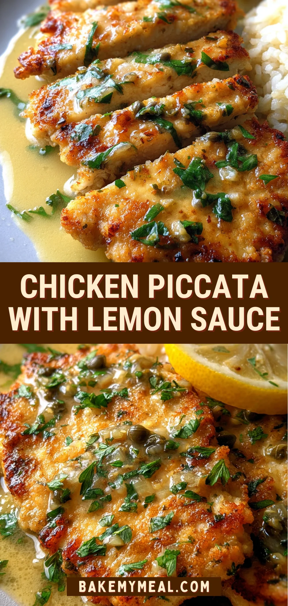 Chicken Piccata with Lemon Sauce 19 Pinterest Hidden Image