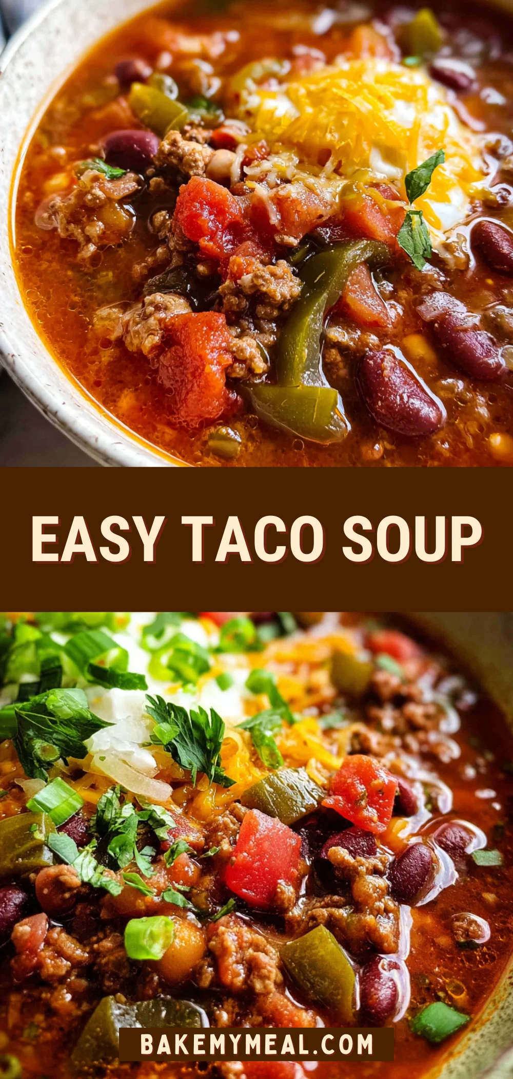 Easy Taco Soup 21 Pinterest Hidden Image