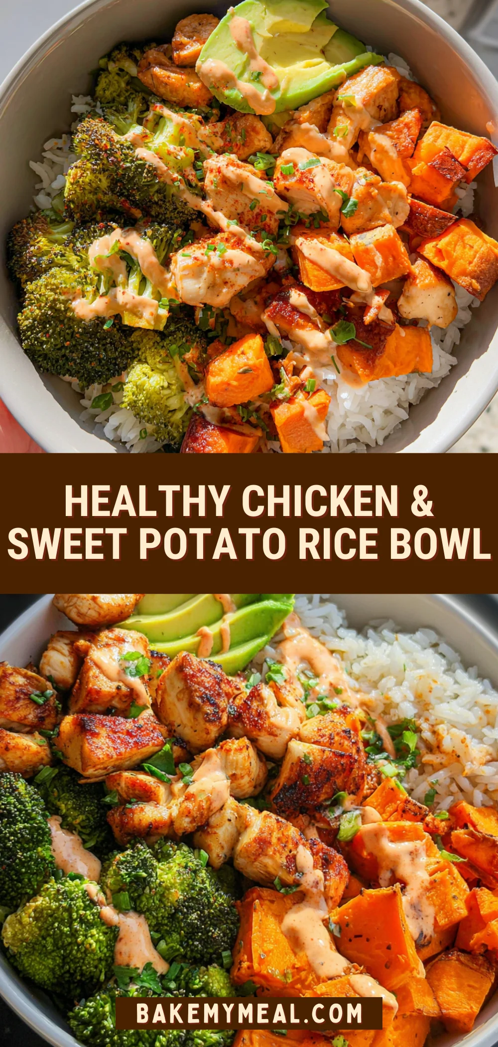 Healthy Chicken & Sweet Potato Rice Bowl 18 Pinterest Hidden Image