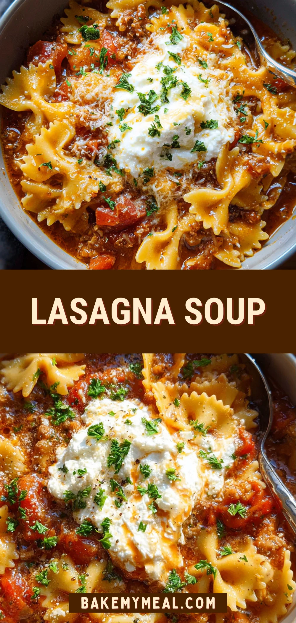 Lasagna Soup 29 Pinterest Hidden Image