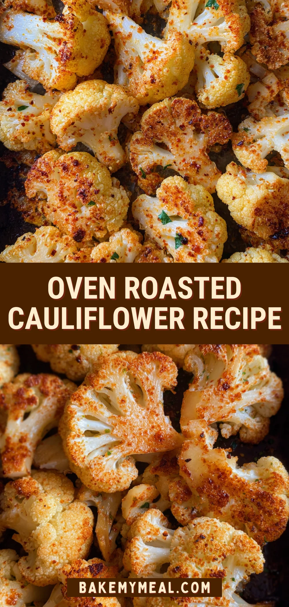 Oven Roasted Cauliflower Recipe 17 Pinterest Hidden Image