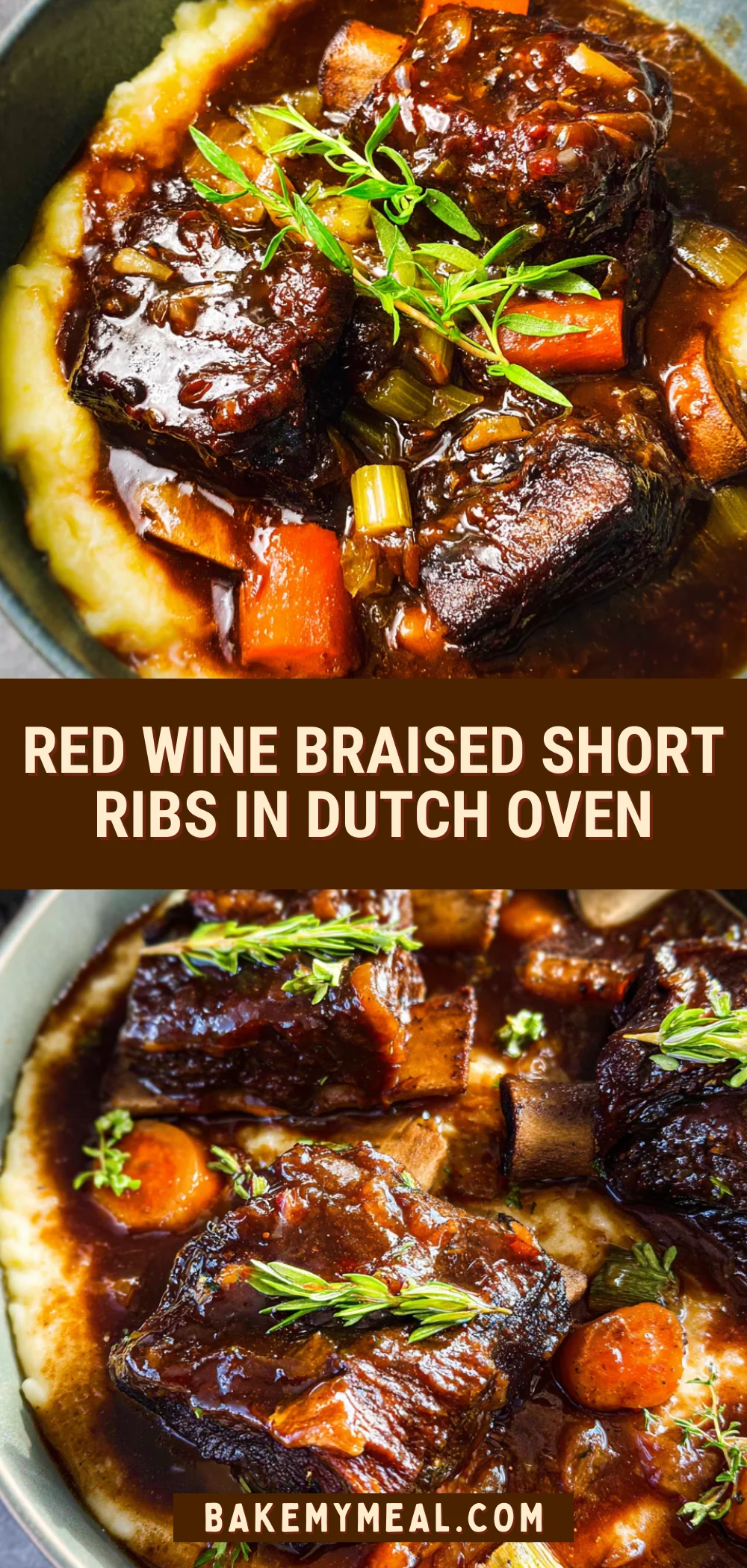 Red Wine Braised Short Ribs in Dutch Oven 22 Pinterest Hidden Image