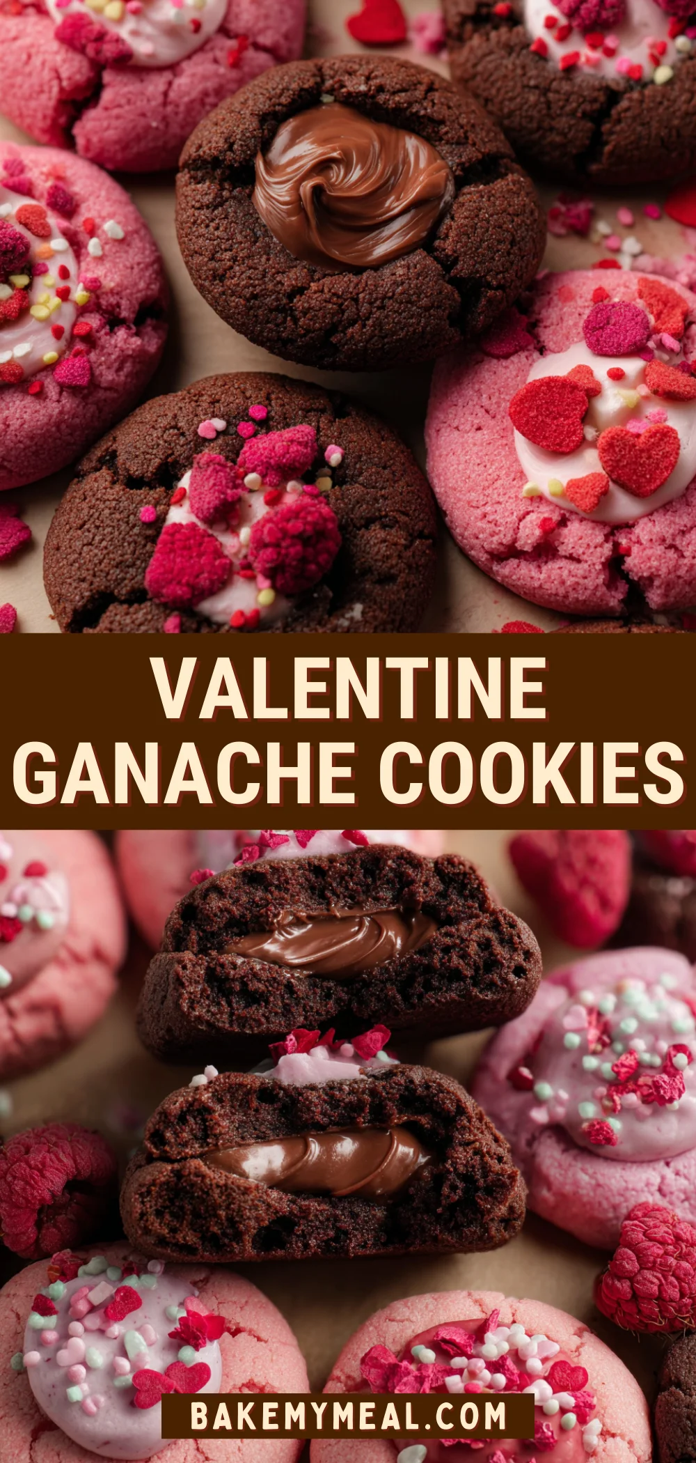 Valentine Ganache Cookies 38 Pinterest Hidden Image