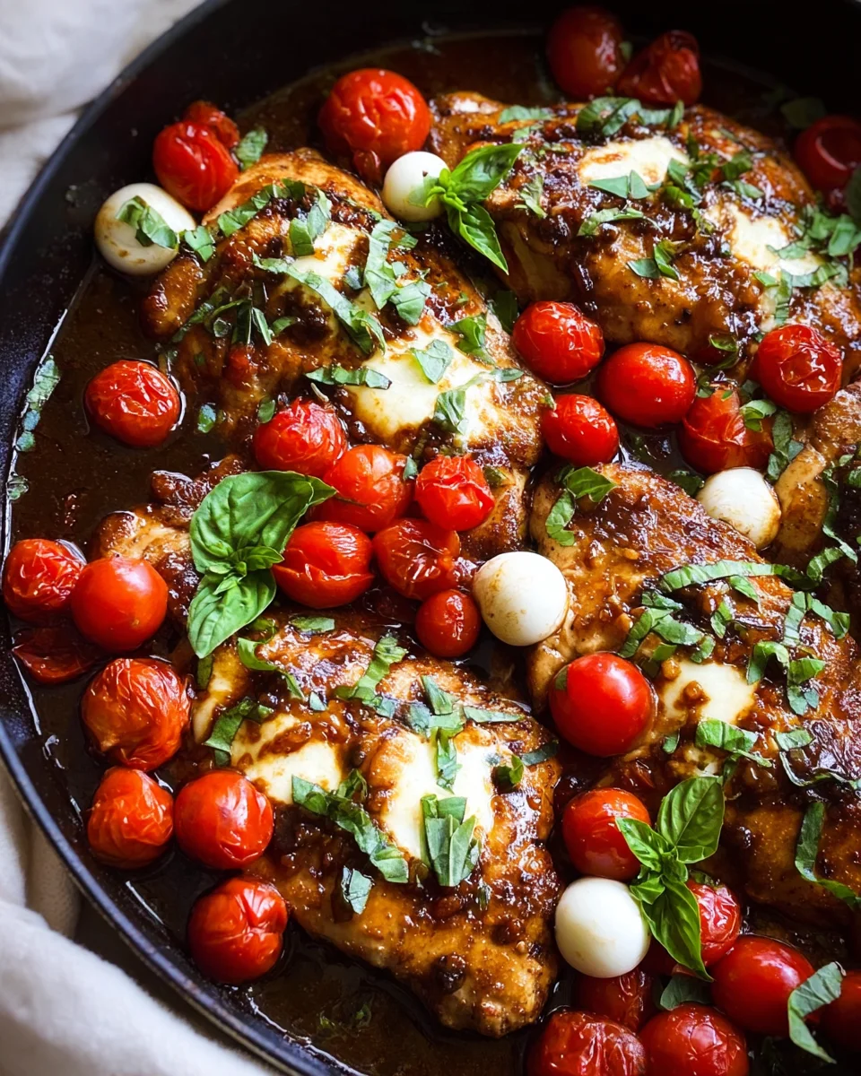 Balsamic Glazed One Pan Chicken