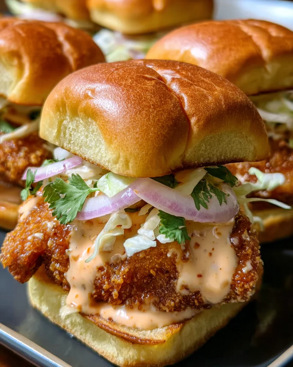 Bang Bang Chicken Sliders
