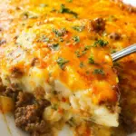 Cheesy Ground Beef and Potato Casserole