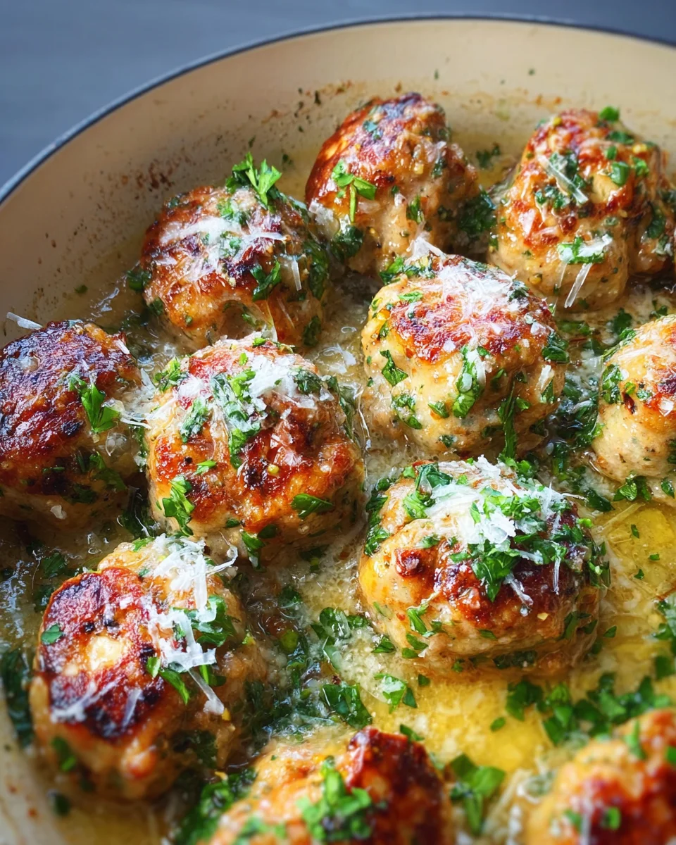 Chicken Piccata Meatballs 30 Chicken