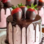 Chocolate-Covered Strawberry Mini Cakes