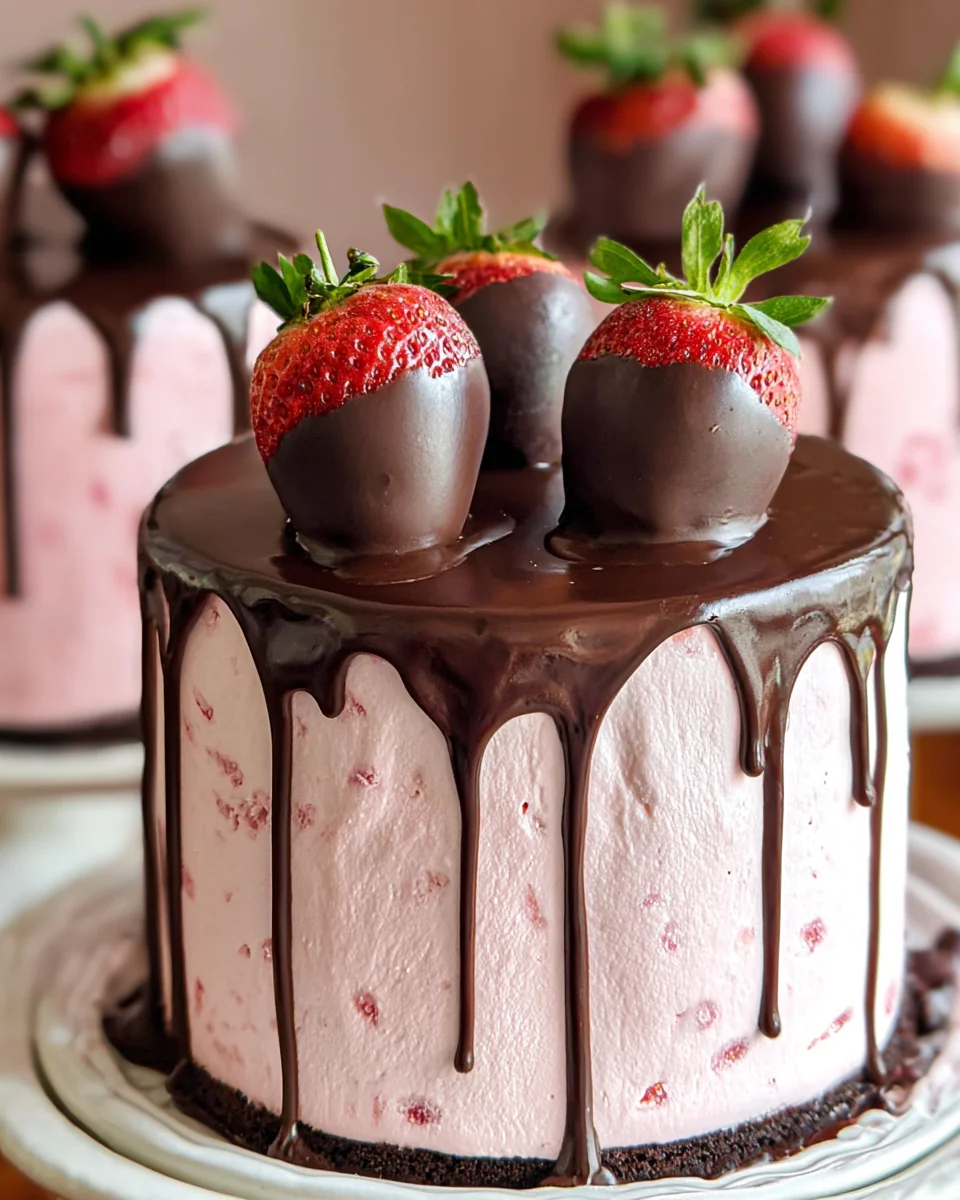 Chocolate-Covered Strawberry Mini Cakes