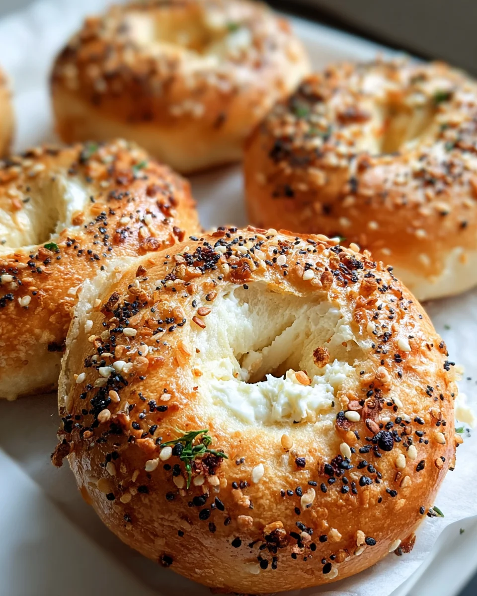 Cottage Cheese Bagels