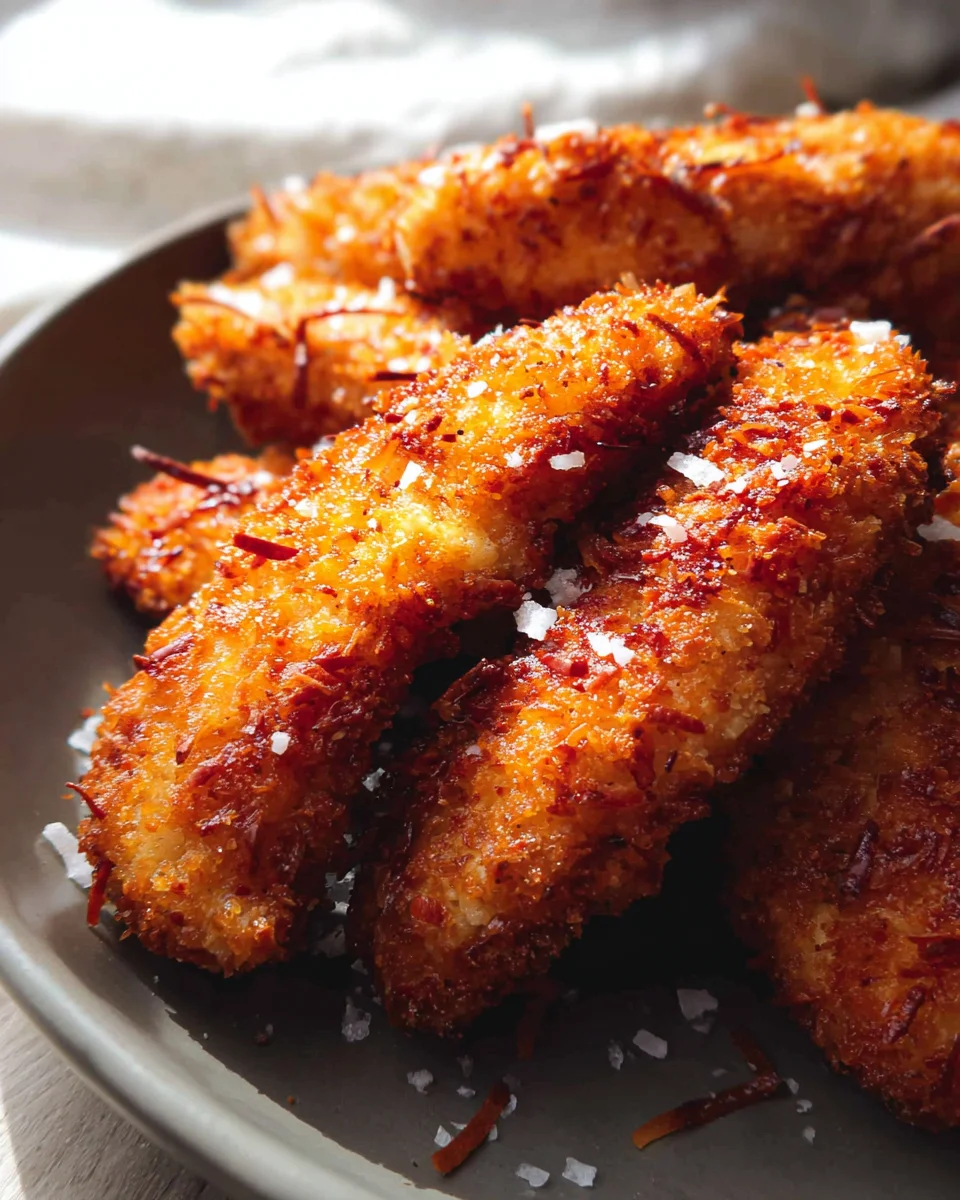 Crispy Coconut Chicken Tenders