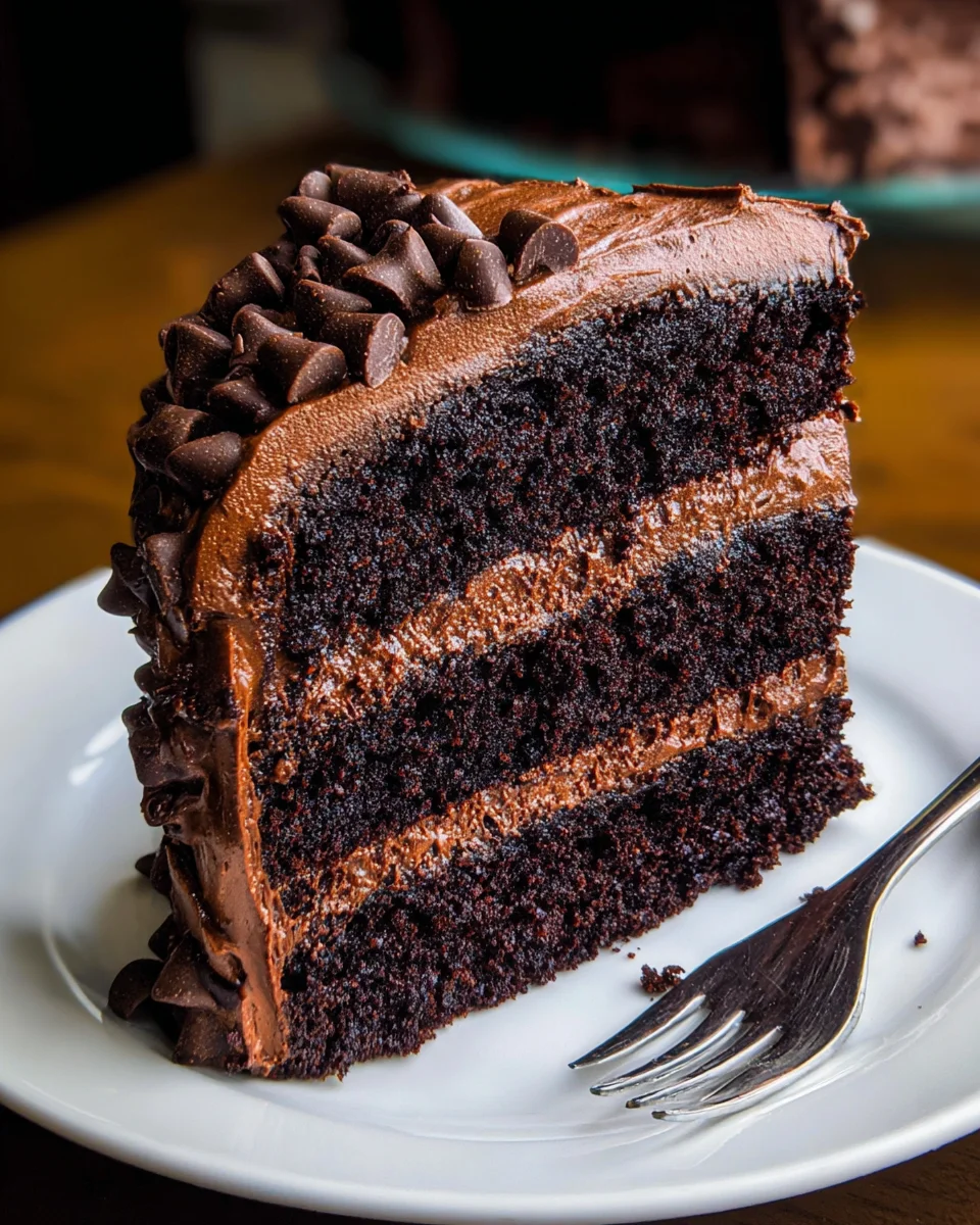 Deliciously Moist Chocolate Layer Cake