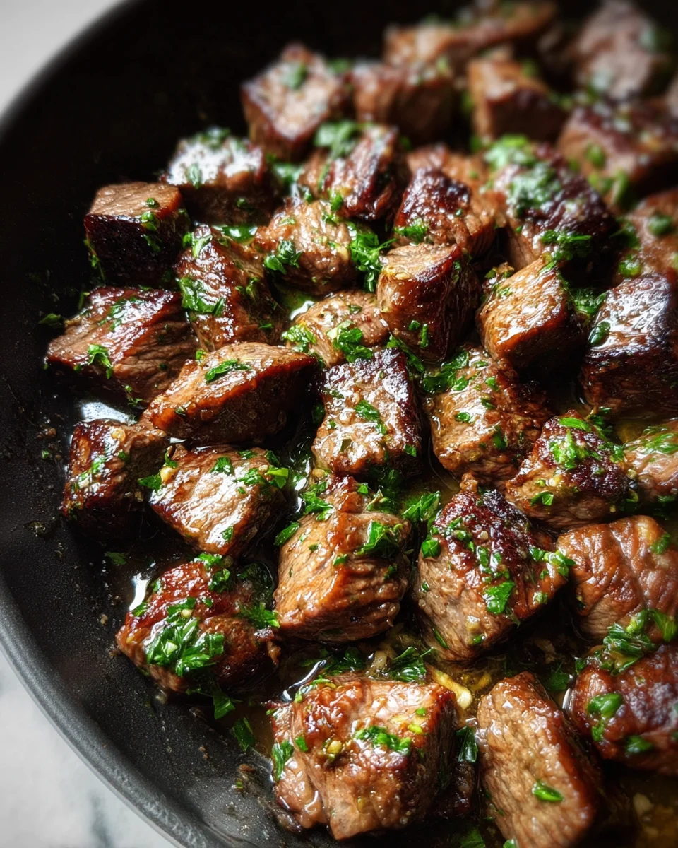 Garlic Butter Steak Bites 15 Garlic