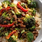 Ground Beef and Broccoli