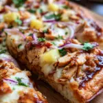 Hawaiian BBQ Chicken Pizza