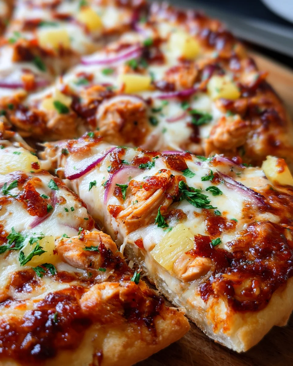Hawaiian BBQ Chicken Pizza 21 Hawaiian