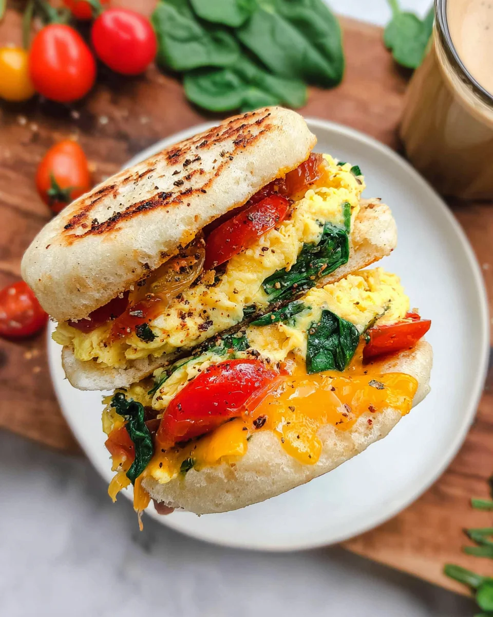 Healthy Breakfast Sandwich (A make-ahead recipe)