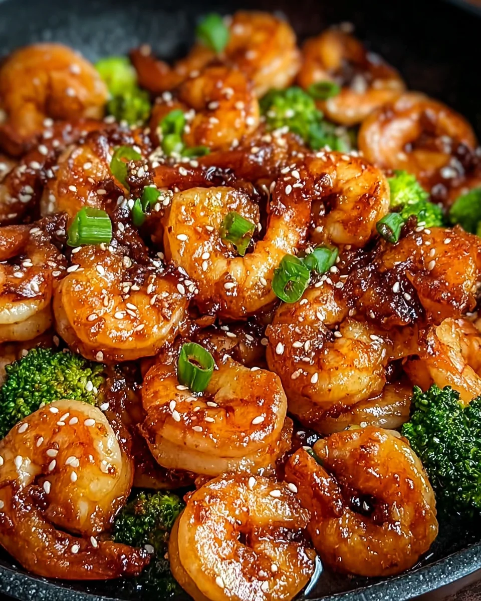 High-Protein Honey Garlic Shrimp