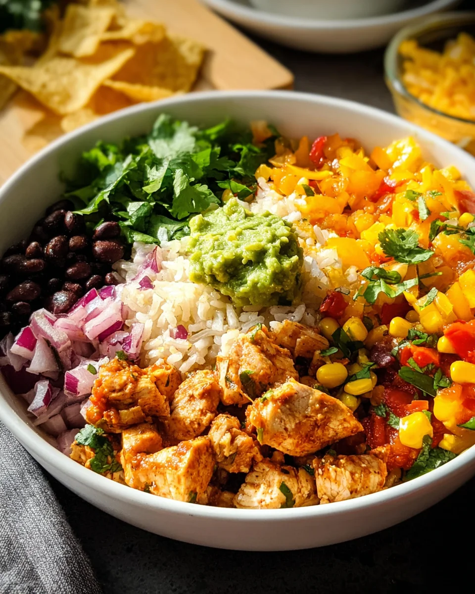 Instant Pot Chicken Burrito Bowl