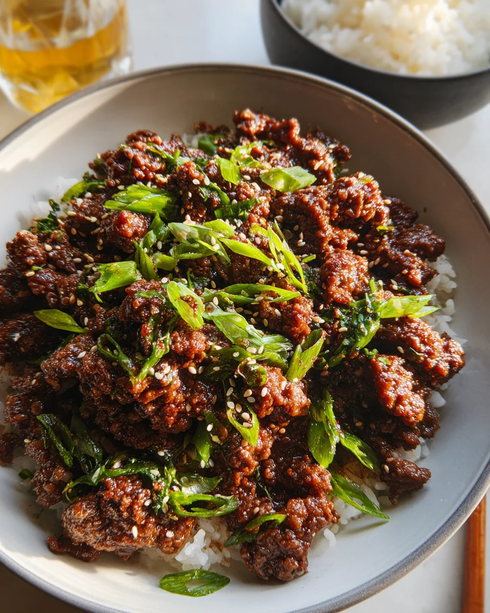 Korean Beef Bowl