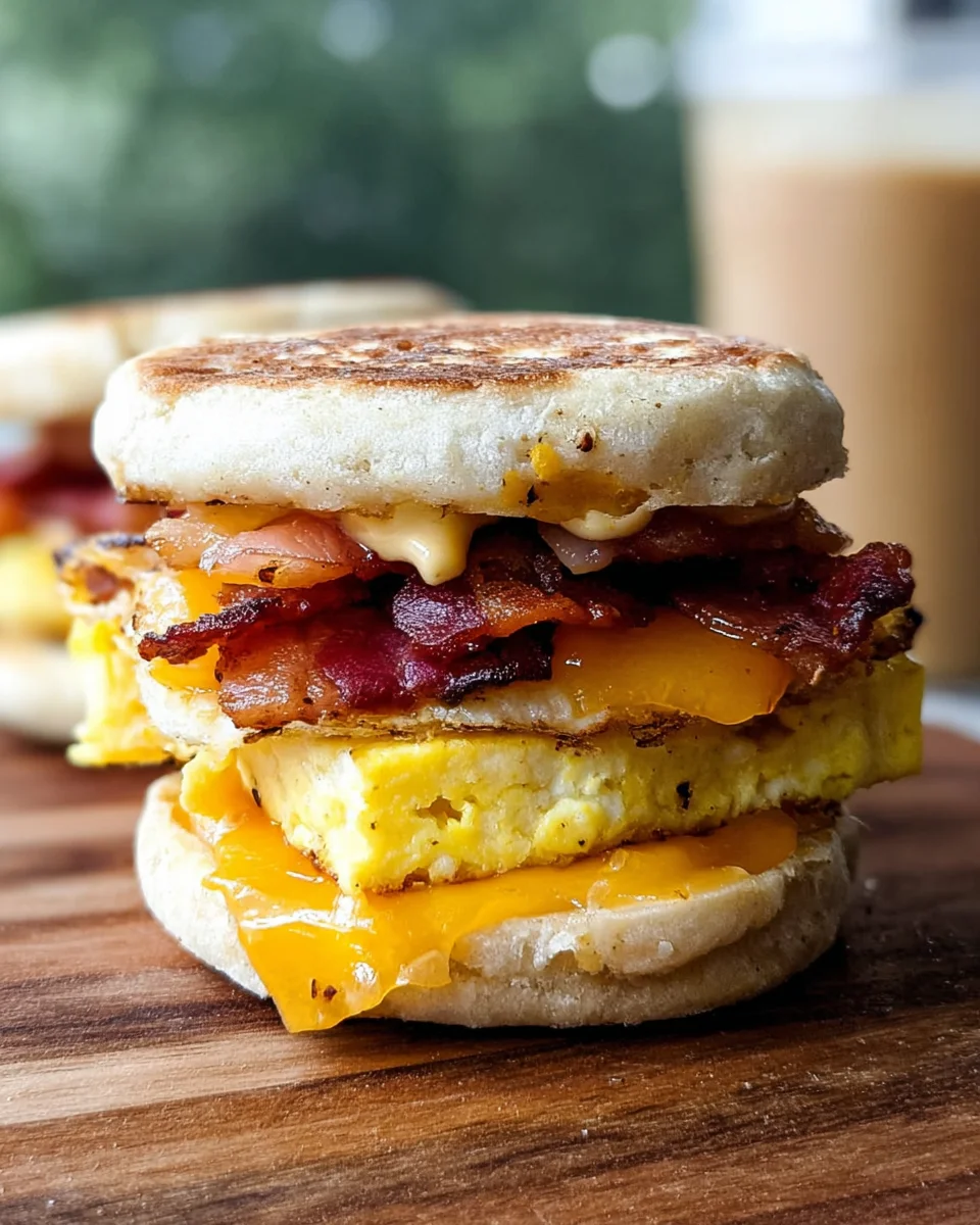 Make Ahead Breakfast Sandwiches